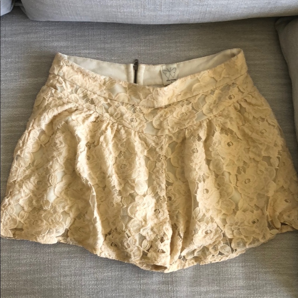 High waisted lace Ella Moss shorts